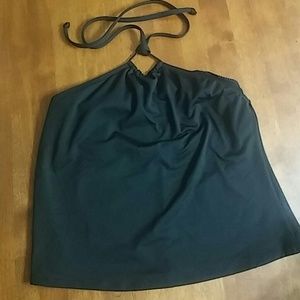 Black Romantic Swimtop