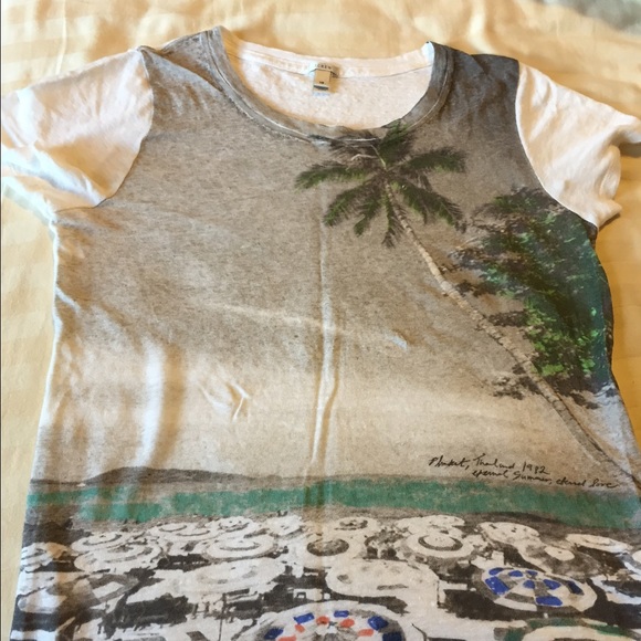 JCREW linen tshirt