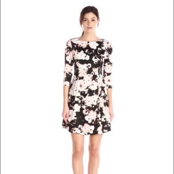 Vince Camuto Floral Fit and Flare Dress