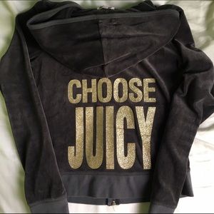 Juicy zip-up sweatshirt!💖
