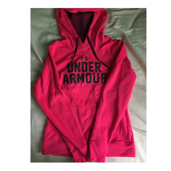 NWOT Under Armour hoodie bright pink 💕