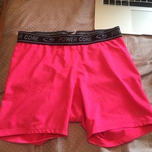 Pink spandex