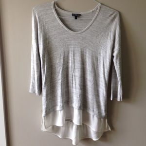 Heather gray sweater from Express