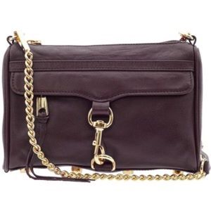Rebecca Minkoff Mini Mac in Deep Eggplant