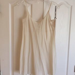 For Love & Liberty Cream Silk Slip