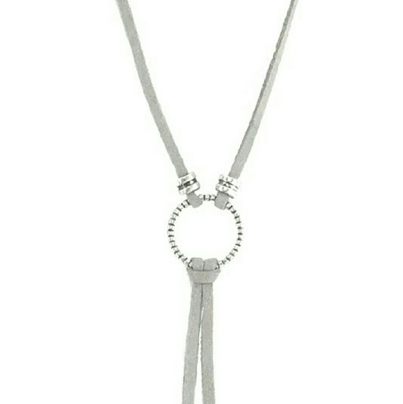 Suede Fringe Necklace - Picture 3 of 4