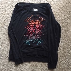 FINAL PRICE Billabong Slouchy Print Sweater