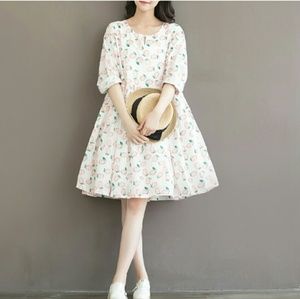 Adorable Peaches Babydoll Dress