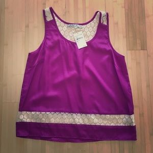 Chloe K purple tank