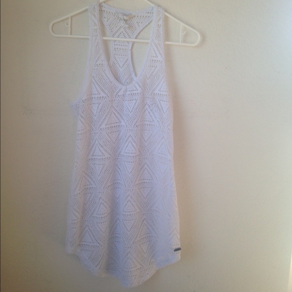 Crochet beach cover up dress