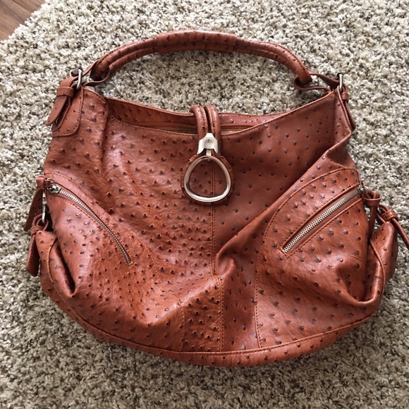 Cognac Purse/Tote - Picture 2 of 4