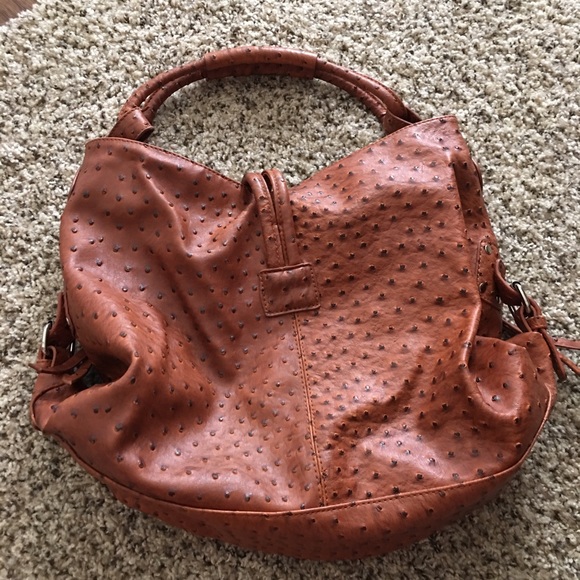 Cognac Purse/Tote - Picture 3 of 4