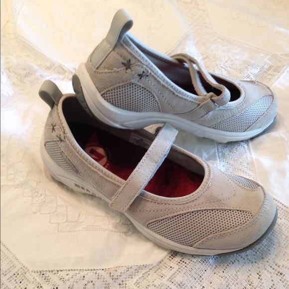 Merrell Air Cushion, light gray, Mary Jane style