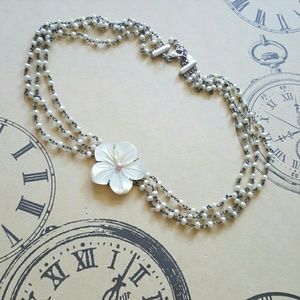Mother of Pearl 1920s style Necklace