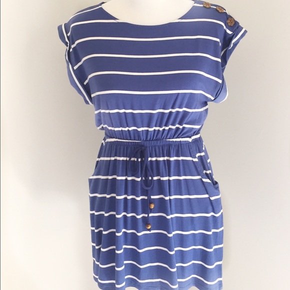 🌻S-L Cute Striped Dress - Picture 2 of 4