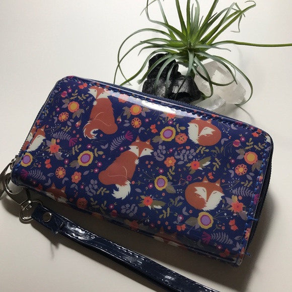 Fox Wristlet Wallet