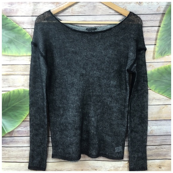 THEORY BLACK SWEATER - Picture 5 of 8