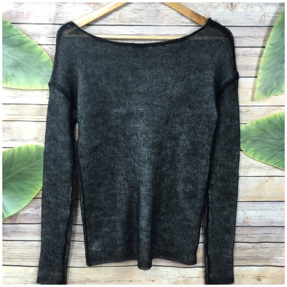 THEORY BLACK SWEATER - Picture 6 of 8
