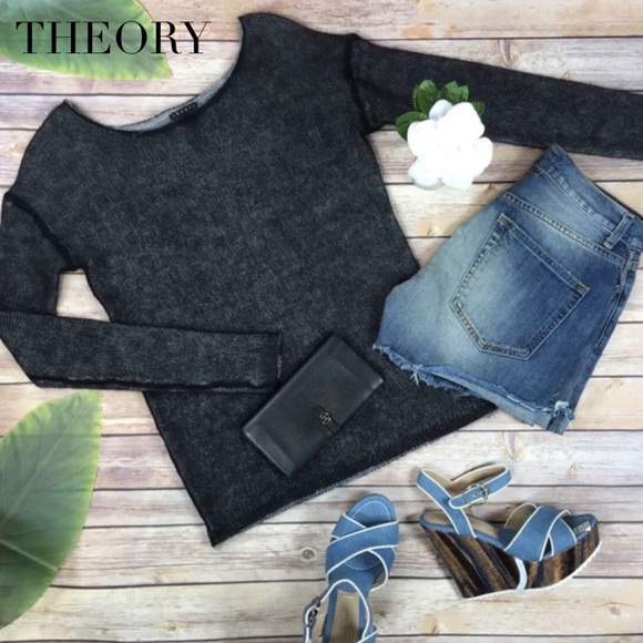 Theory Sweaters - THEORY BLACK SWEATER