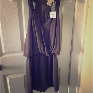 Gray dress from Dor L Dor