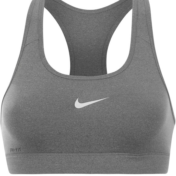 Gray Nike Pro Sports Bra