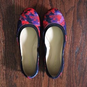 NWT Floral Ballet Flats