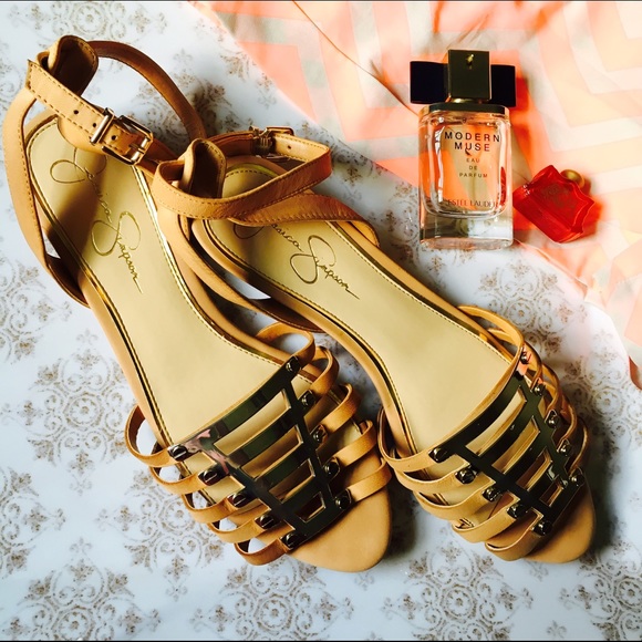 Strappy Jessica Simpson Nude Sandals