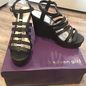 Madden Girl Black Heels