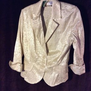 Ivory brocade jacket