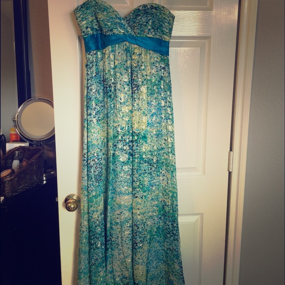 BCBG turquoise dress