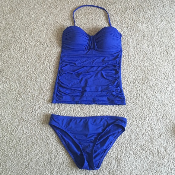 LA BLANCA Cobalt Blue Tankini
