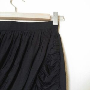 🎉SALE🎉 Black Wrap Front Mini Skirt