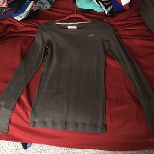 Brown Hollister shirt