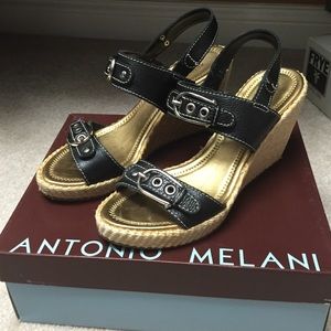 Antonio Melani buckle wedges