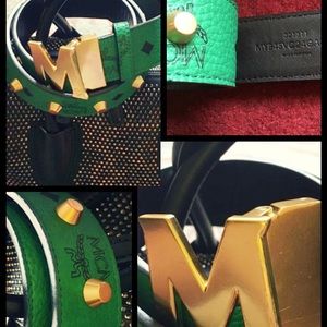 mcm studded belt