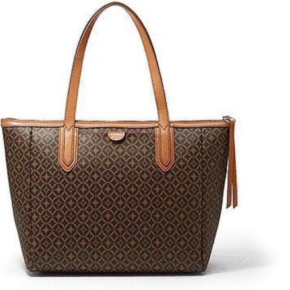 Fossil Sydney Shopper in Multi Brown