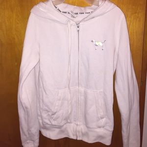 Victoria Secret White zip up