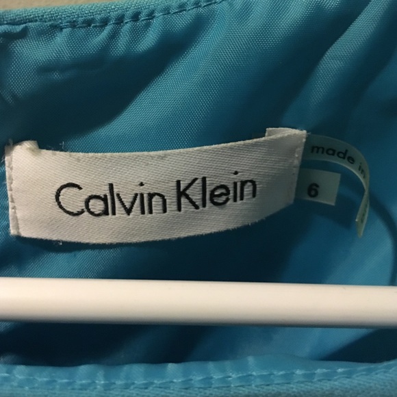 Beautiful baby blue CK fitted dress - Picture 2 of 3