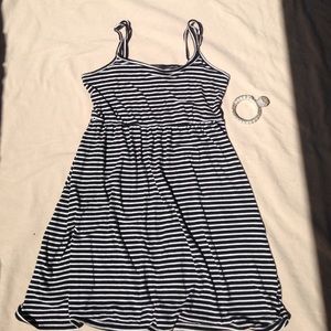 'Bird of a Different Colour' striped dress