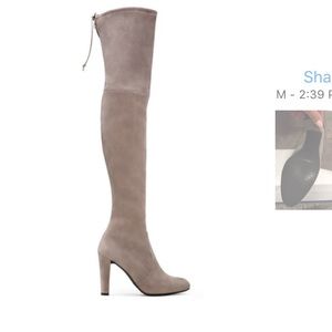 Stuart weitzman highland boot in topo suede