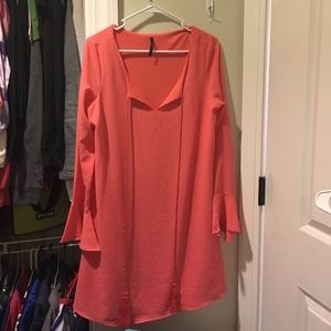 Orange boutique dress