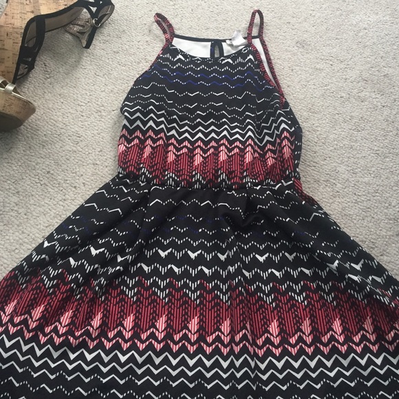 cute red white & blue design dress