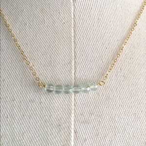 Crystal Bar Necklace