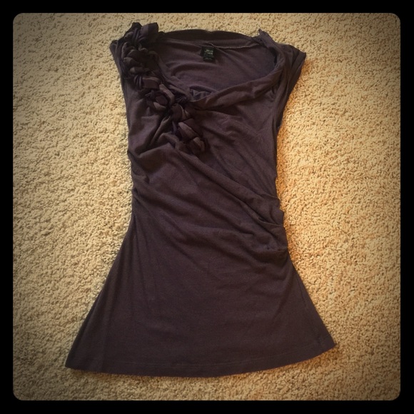 Anthropologie Eggplant Tank