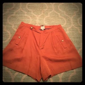 Orange Mid rise short sz 8