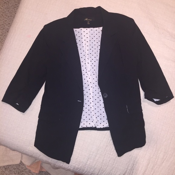 Black cropped jacket - Picture 1 of 1
