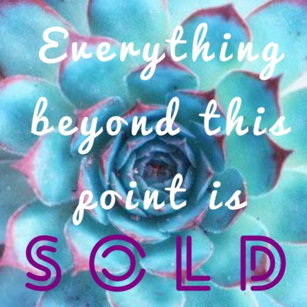 Sold below this point