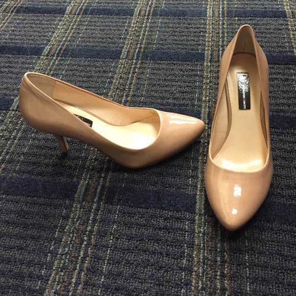 INC International Concepts Pointed Toe Nude Pumps