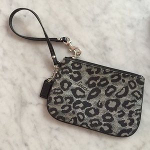 Coach Leopard Print Wallet/Wristlet