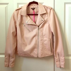 Faux leather jacket